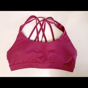 Lululemon energy bra, cranberry